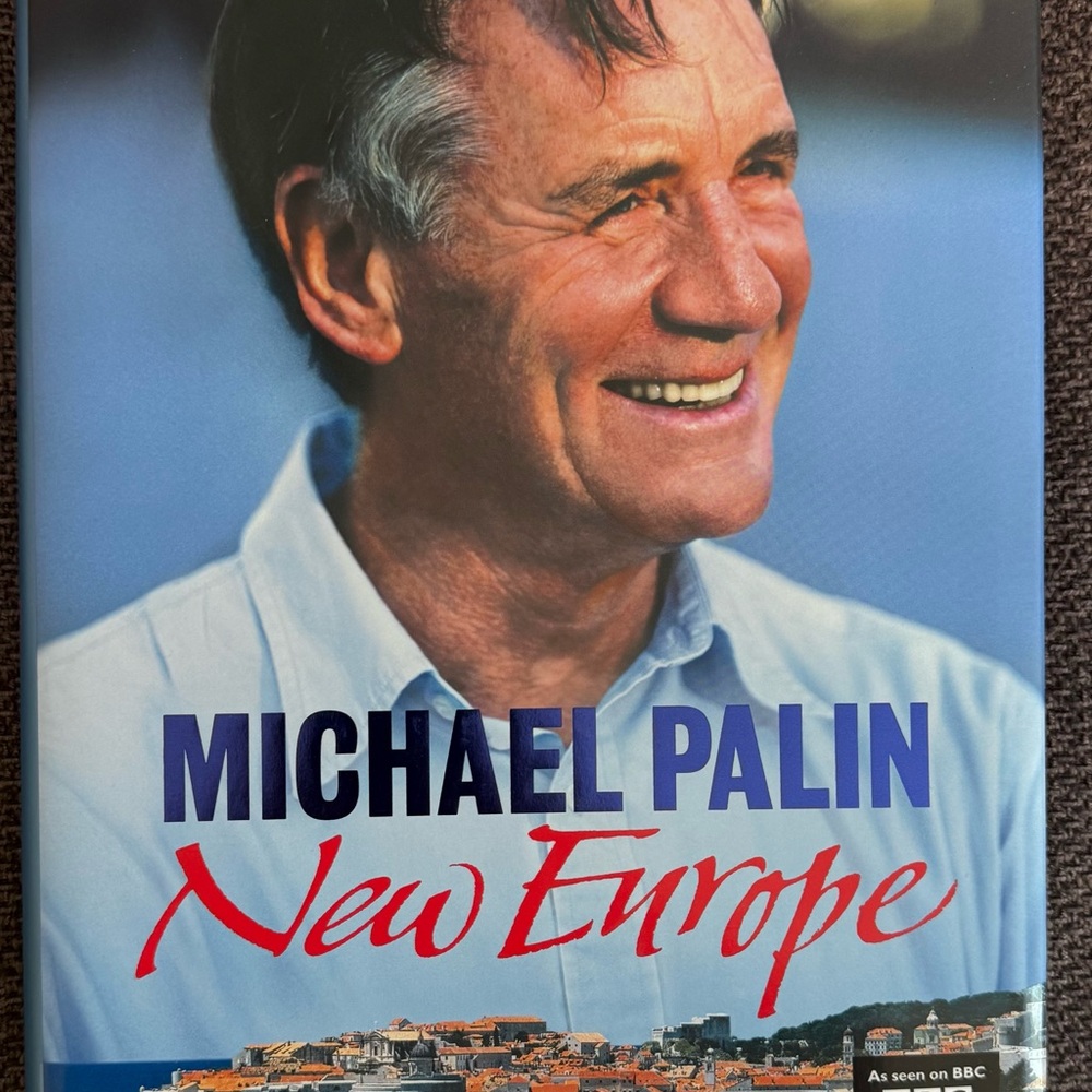 Michael Palin New Europe Hardcover Book, autographed